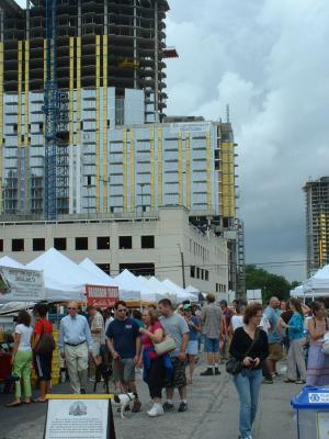 In the shadows of new residential towers