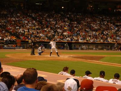 Lance Berkman at bat