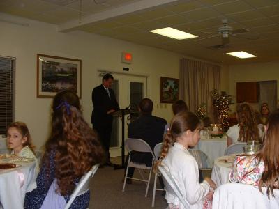 Father/Daughter banquet - Mr Schuttger's address